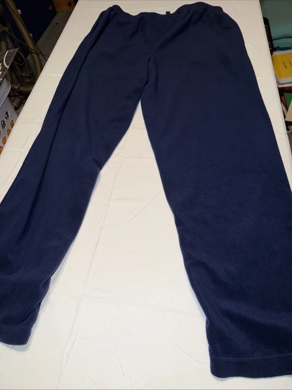 Saddlebred Men's Navy Fleece Sleep Lounge Pants Size L